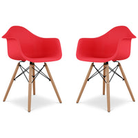 Eiffel Armchair With Wood Legs