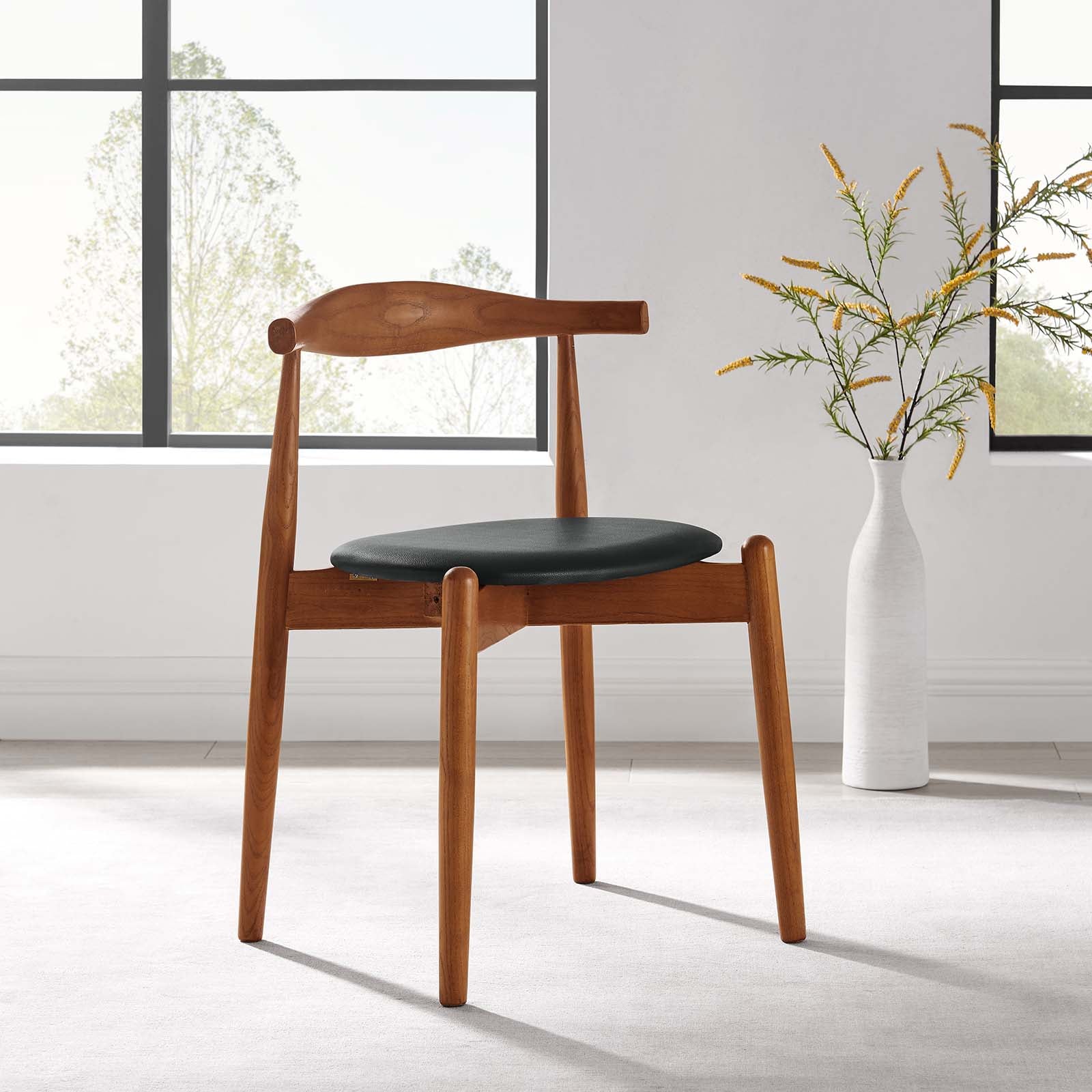 Stalwart Dining Side Chair, Walnut