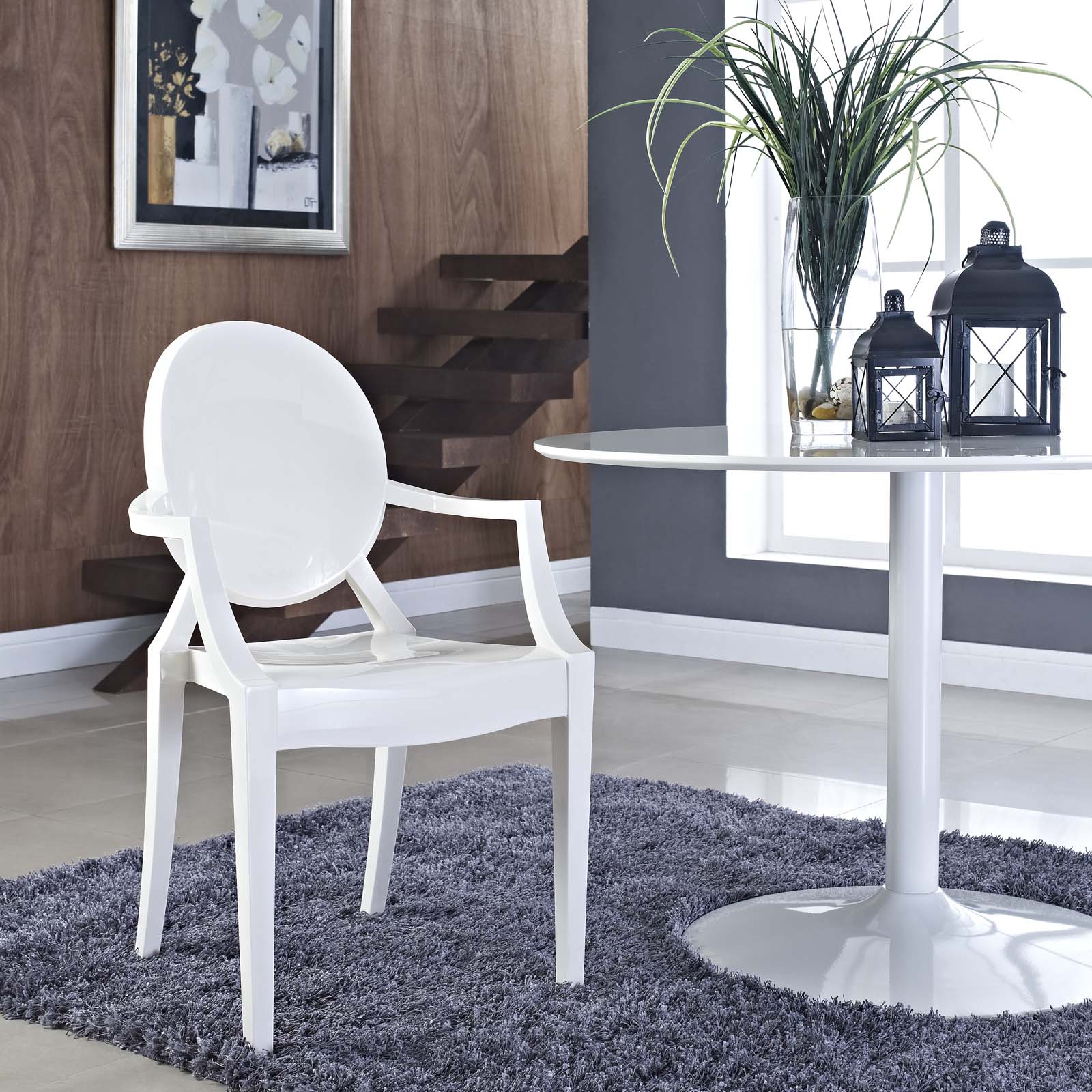 Ghost Armchair, White