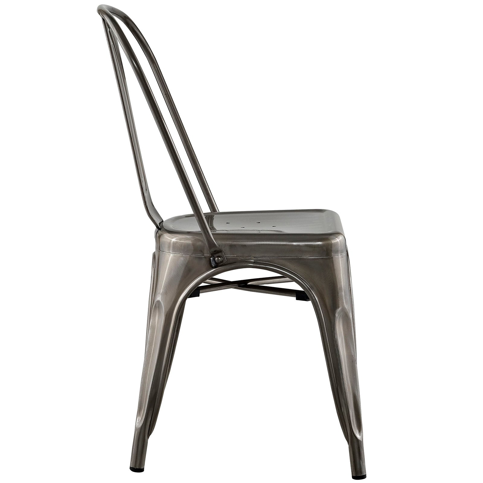 Promenade Side Chair, Gunmetal