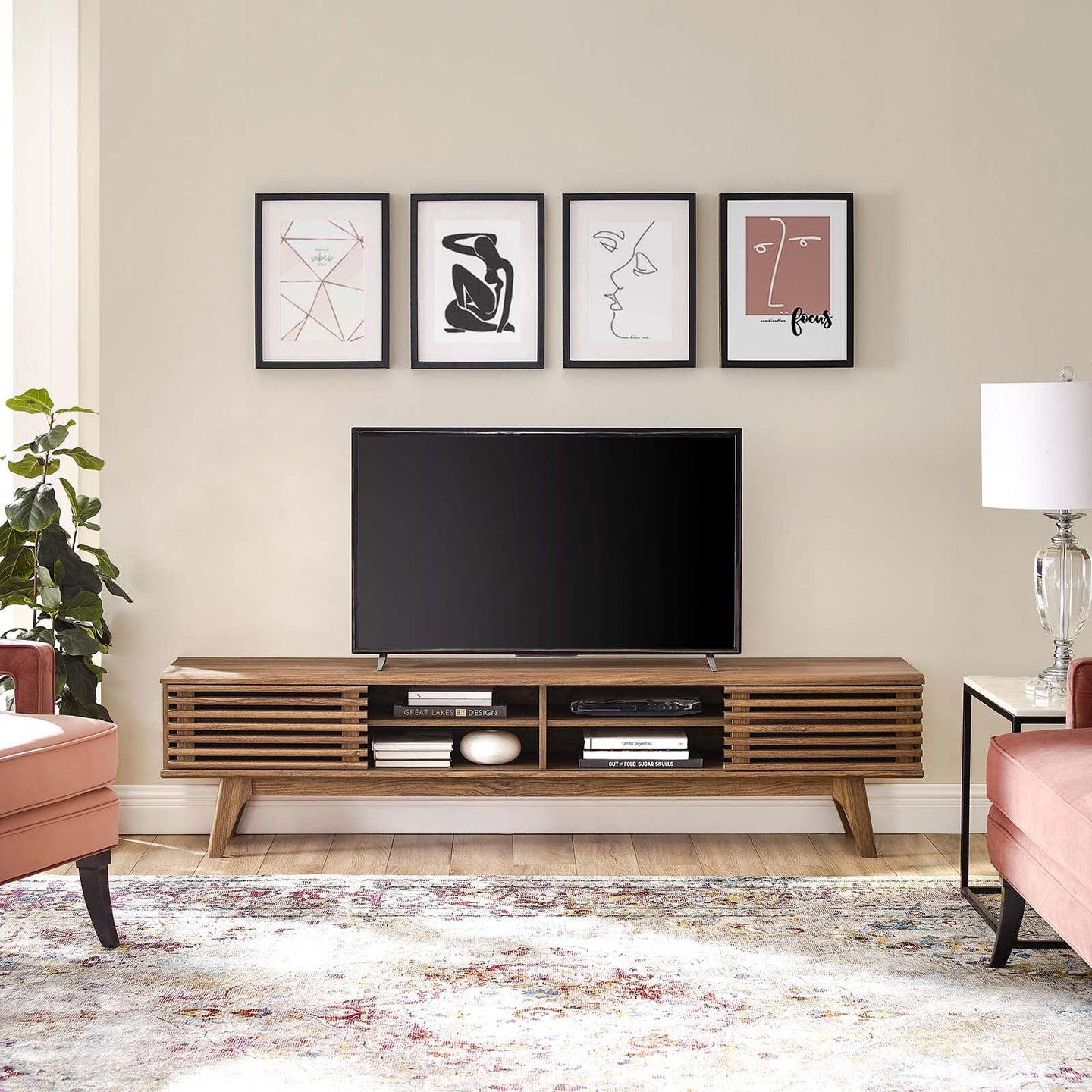 Frank Lloyd 70" Entertainment Center TV Stand