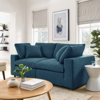 Haven Down Filled Overstuffed 2 Piece Sectional Sofa Set