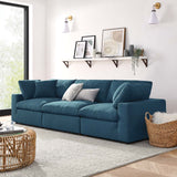 Haven Down Filled Overstuffed 3 Piece Sectional Sofa Set