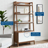 Bixby 33" Bookshelf, Walnut