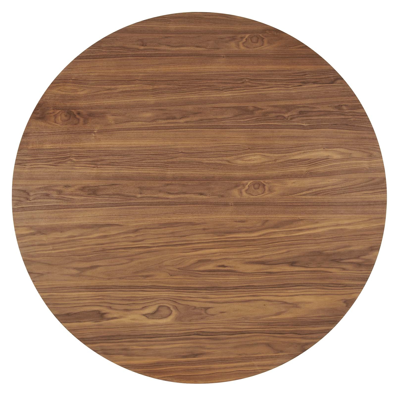 Gratify 60" Round Dining Table, Walnut