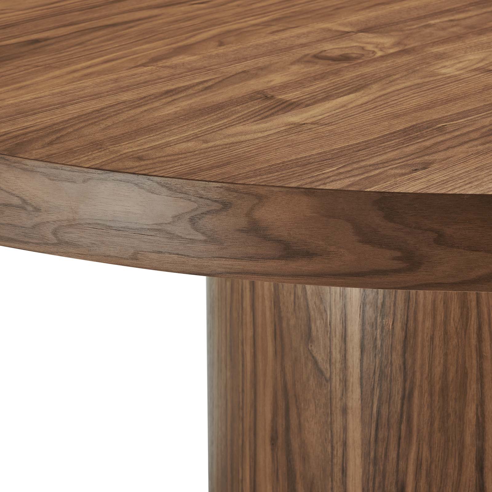 Gratify 60" Round Dining Table, Walnut