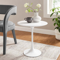 Tulip 20" Round Wood Top Side Table