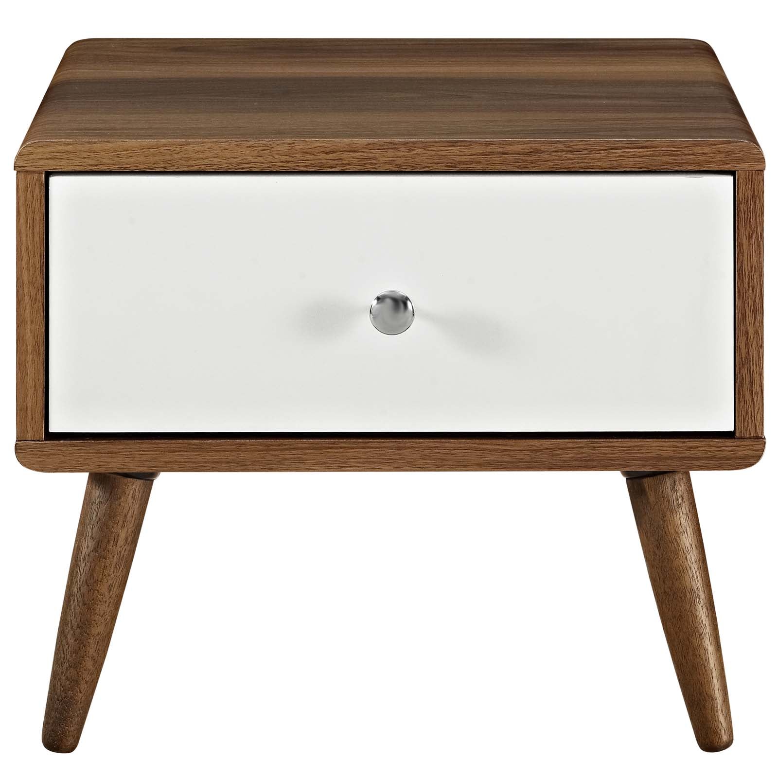 Transmit Nightstand, Walnut White