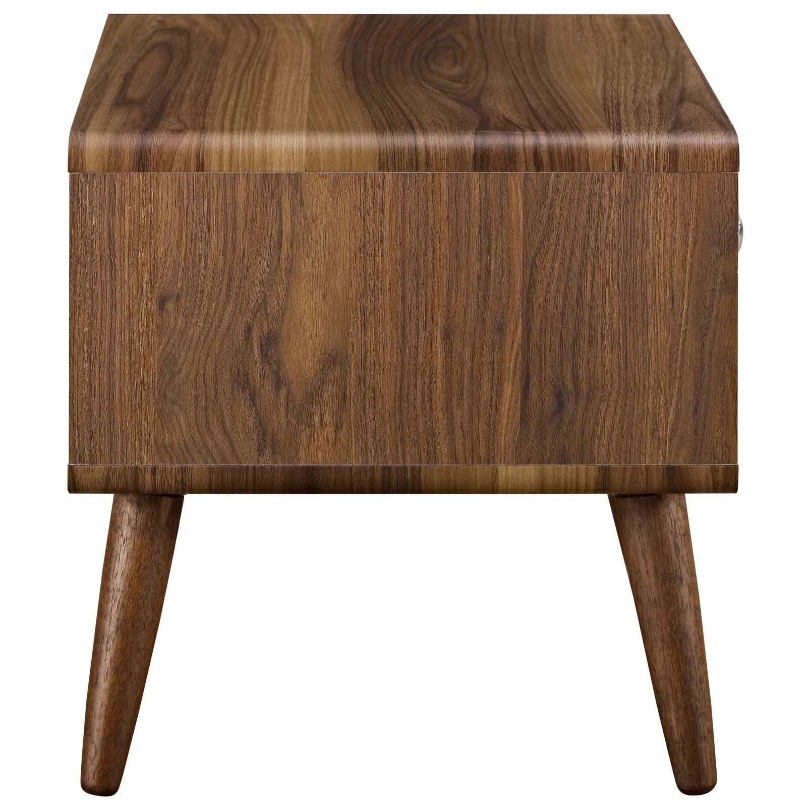 Transmit Nightstand, Walnut White