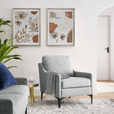 Corland Upholstered Fabric Armchair