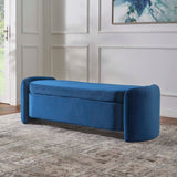 Nebula Upholstered Performance Velvet Bench