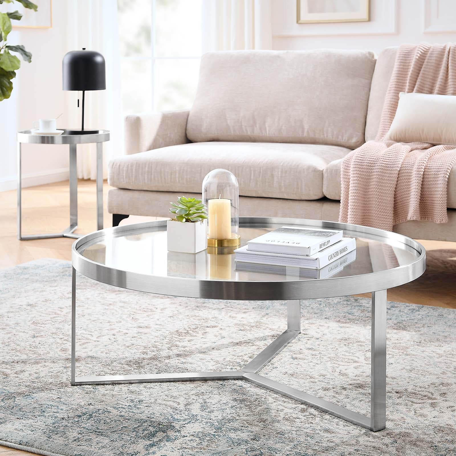 Relay Coffee Table Silver