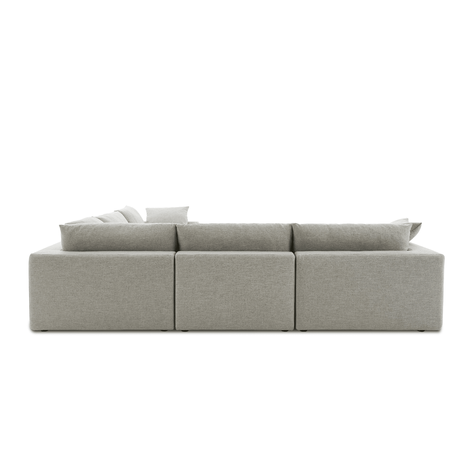 Duke Deep Seat Sofa, 5 Seater, Gray