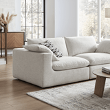 Duke Deep Seat Sofa, 3 Seater, White