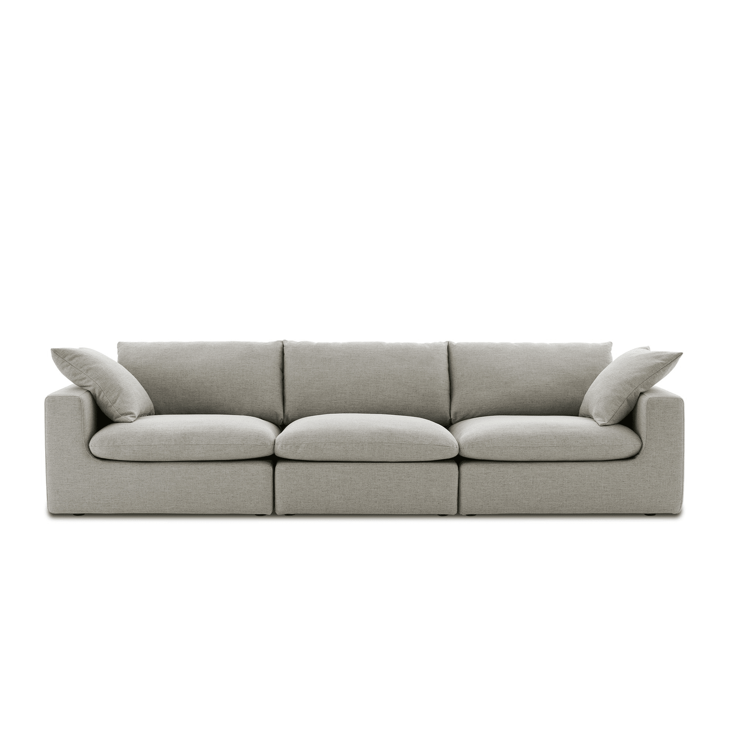 Duke Deep Seat Sofa, 3 Seater, Gray