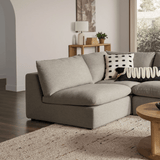 Duke Deep Seat Sofa, 5 Seater, Gray