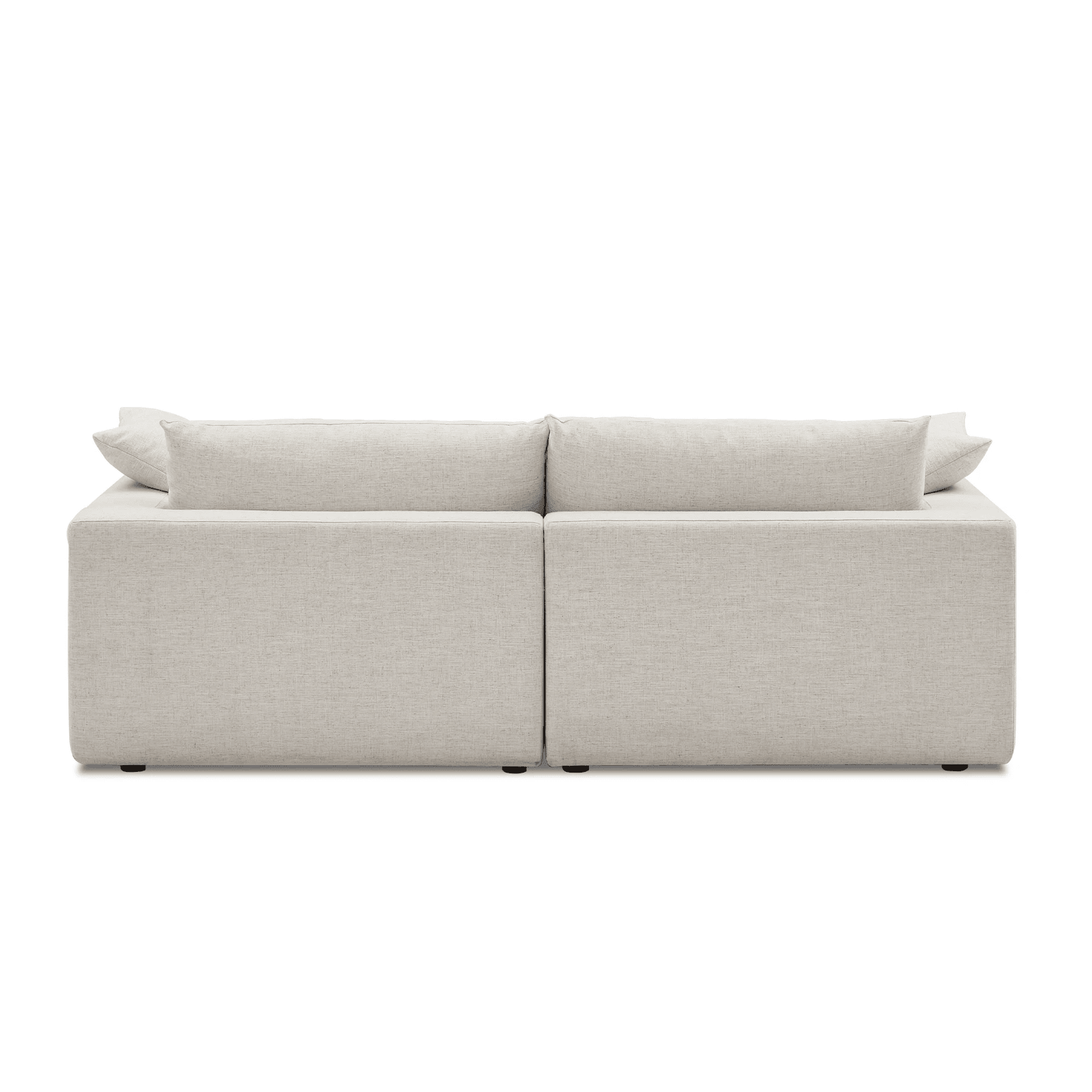 Duke Deep Seat Sofa, 2 Seater, White