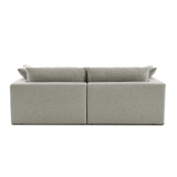 Duke Deep Seat Sofa, 2 Seater, Gray