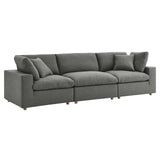 Haven Down Filled Overstuffed 3 Piece Sectional Sofa Set