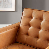 Allen Faux Leather Armchair