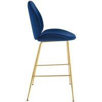 Scoop Gold Stainless Steel Leg Bar Stool