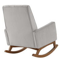 Sway Performance Velvet Rocking Chair