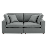 Haven Vegan Leather Loveseat