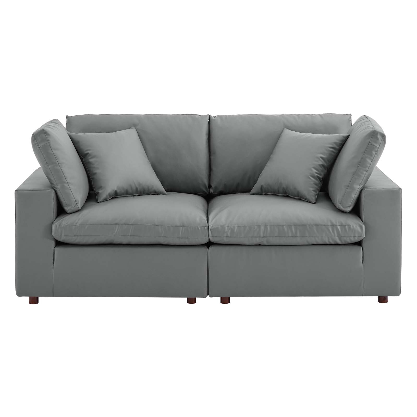 Haven Vegan Leather Loveseat