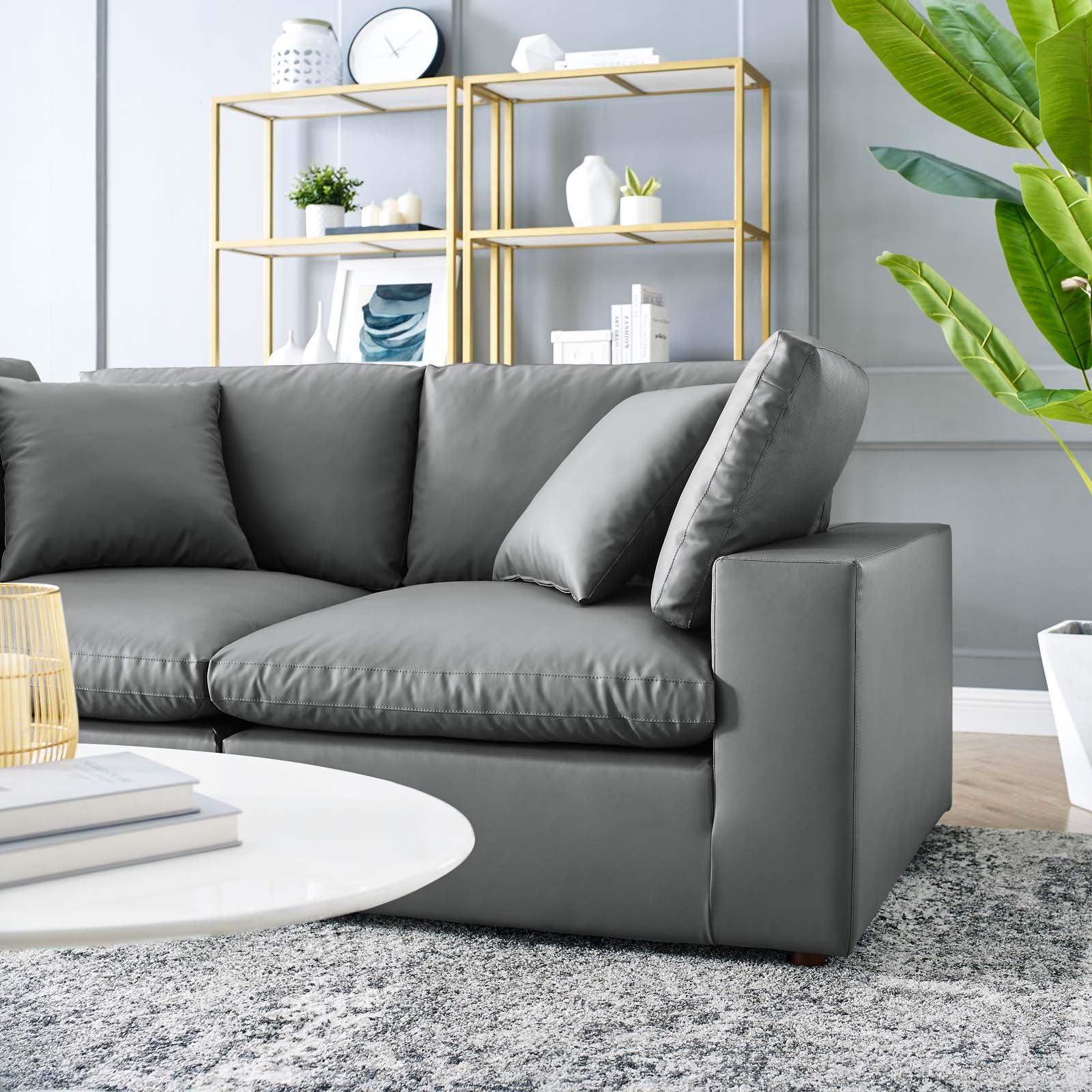 Haven Vegan Leather Loveseat