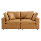 Haven Vegan Leather Loveseat