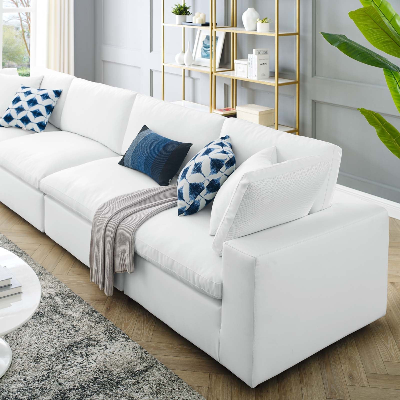 Haven Vegan Leather 4-Seater Sofa