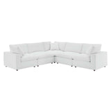 Haven Vegan Leather 5-Piece Sectional Sofa