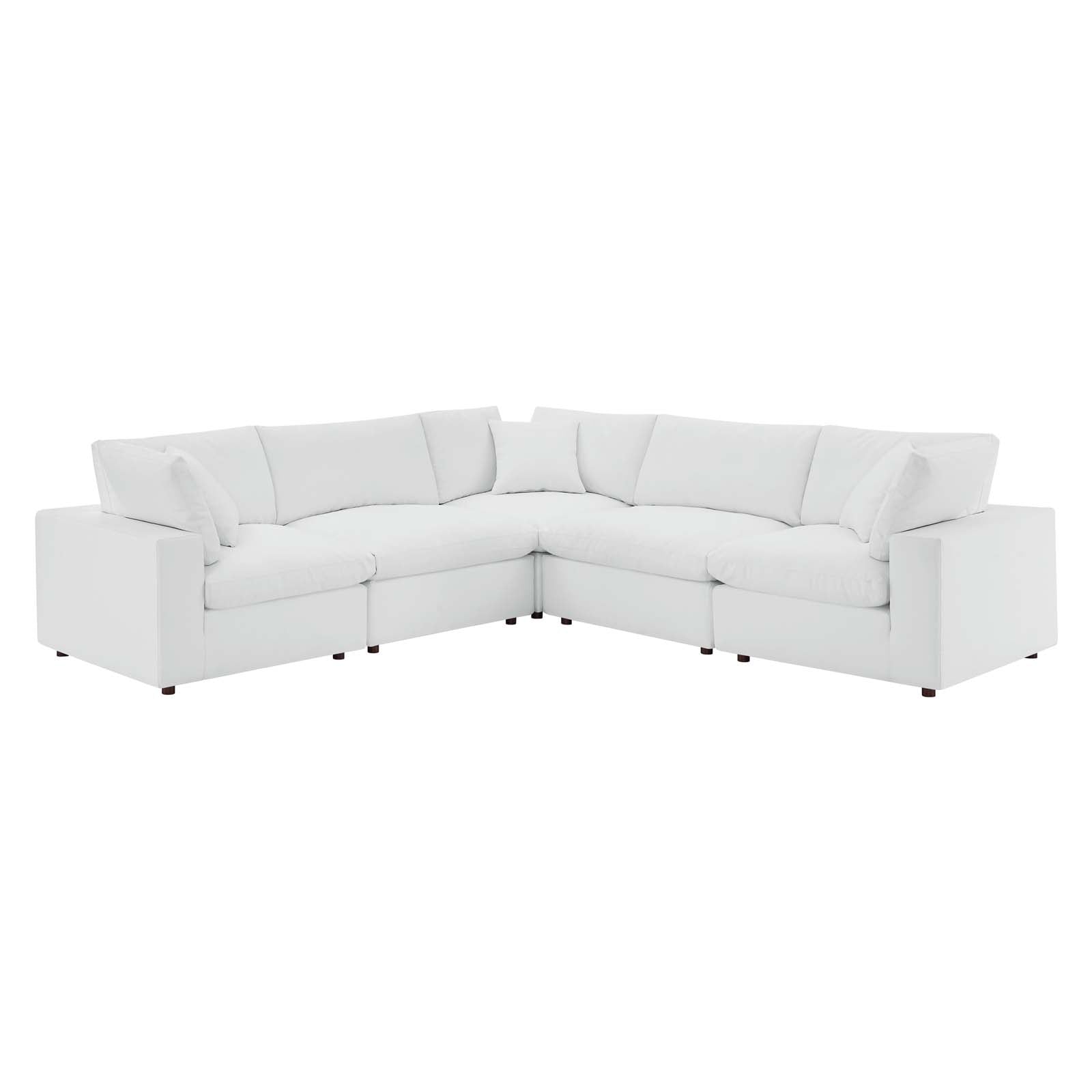 Haven Vegan Leather 5-Piece Sectional Sofa