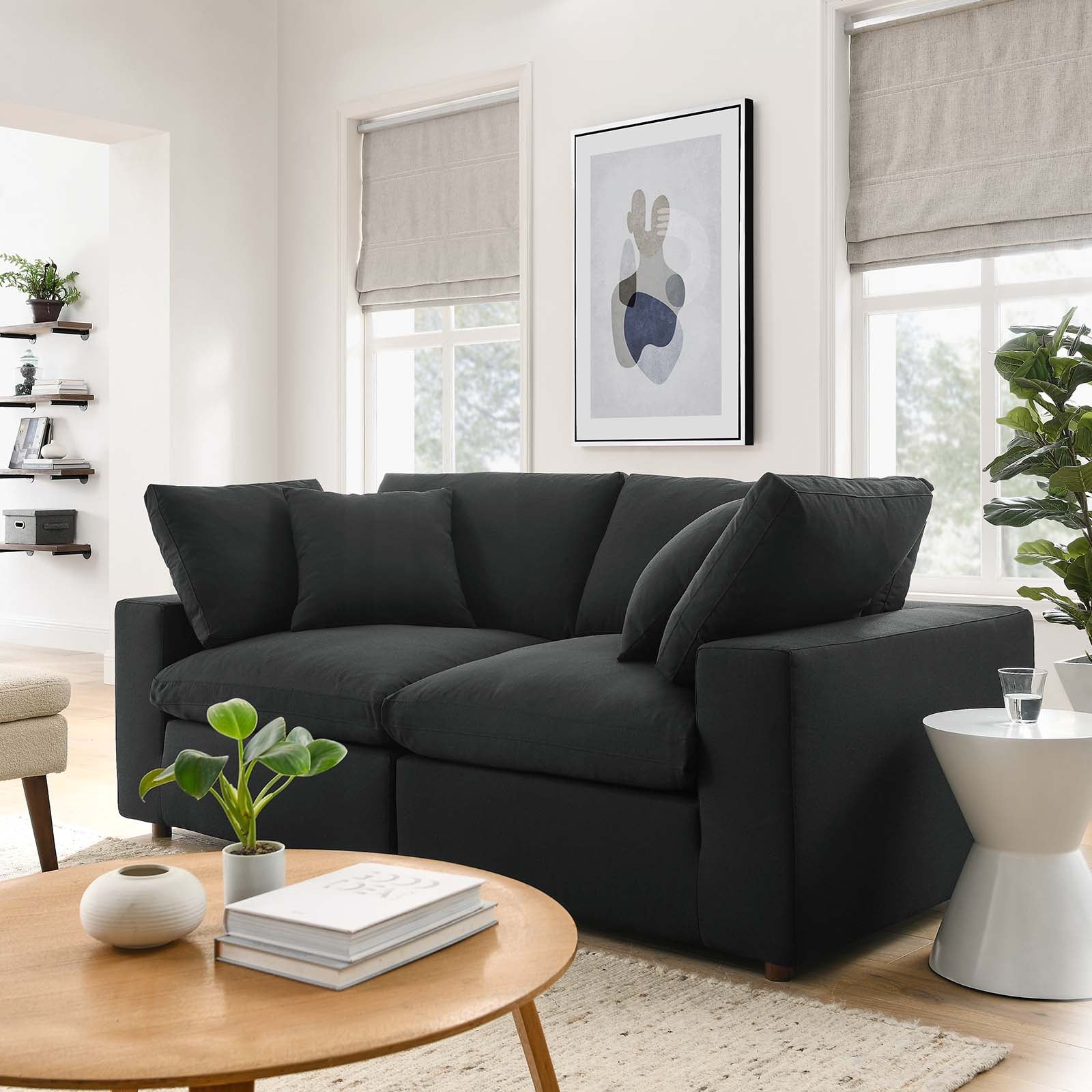 Haven Deep Seat Sectional Sofa, 2 Seater