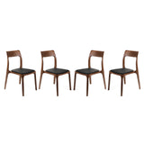 H Dining Chair, Walnut