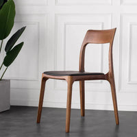 H Dining Chair, Walnut