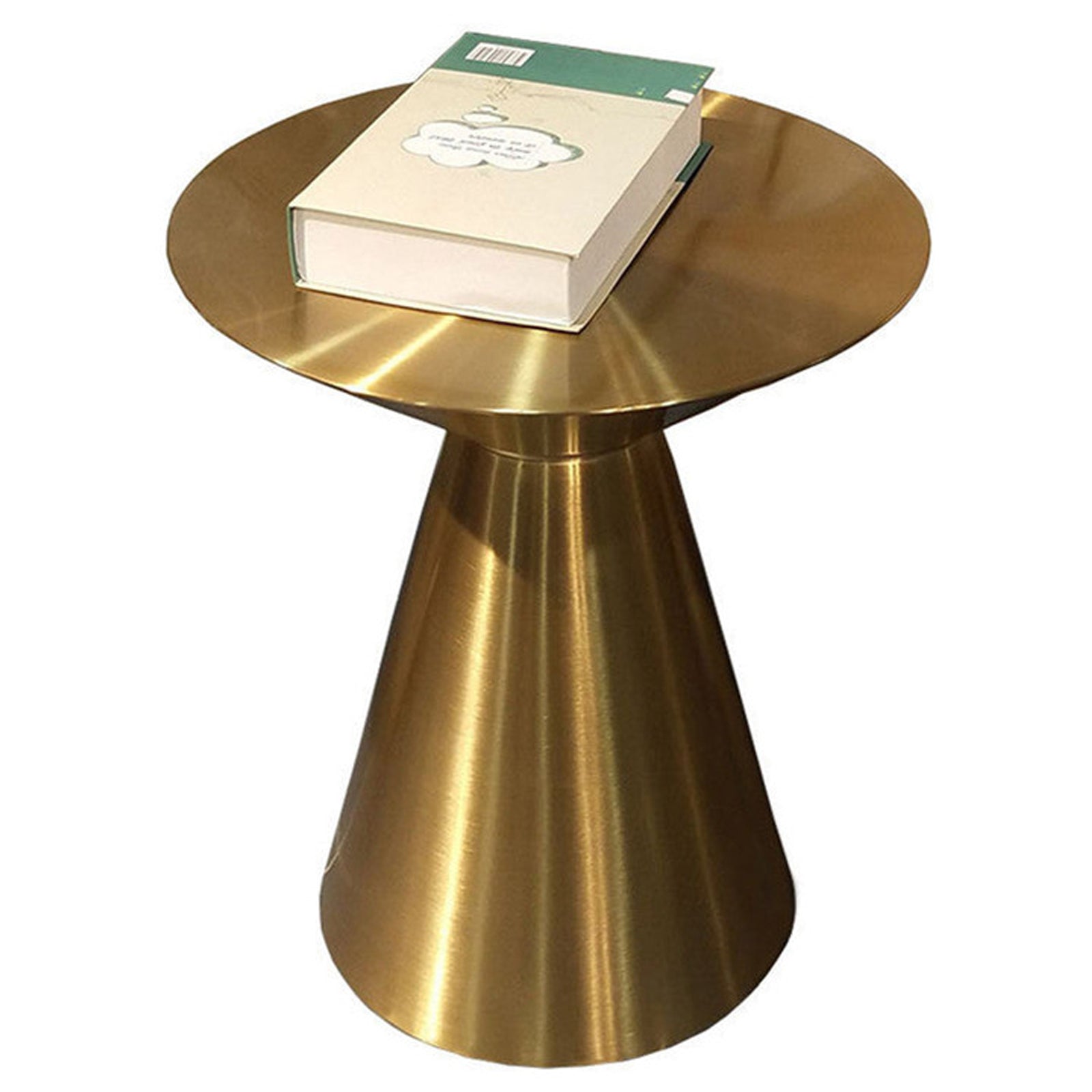 Hourglass Side Table, Gold