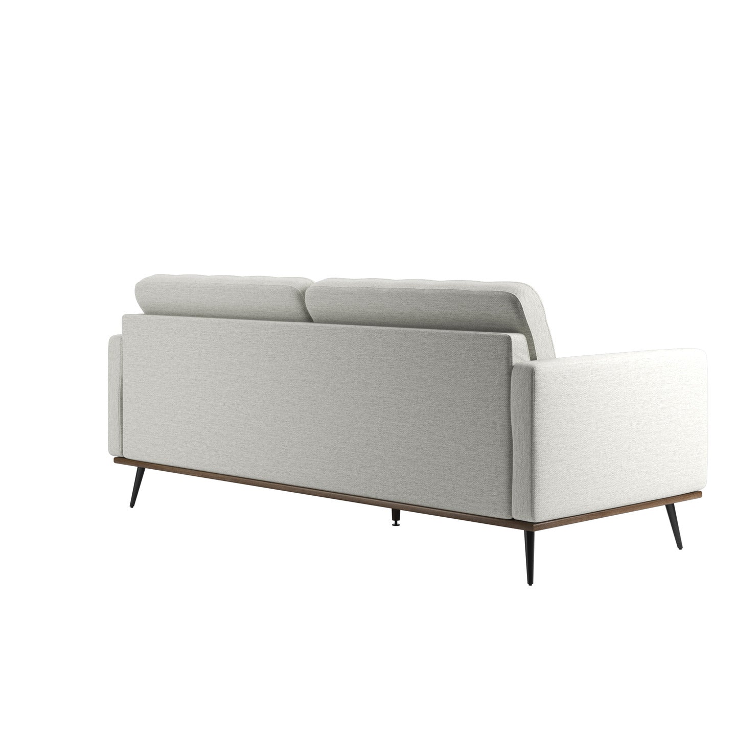 Loft 3 Seater Sofa, White | 6.5 Feet