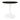 Tulip Fiberglass Dining Table, Round White Base