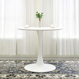 Tulip Wood Top Dining Table, Round