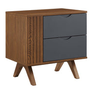 Dylan Nightstand, Walnut Gray