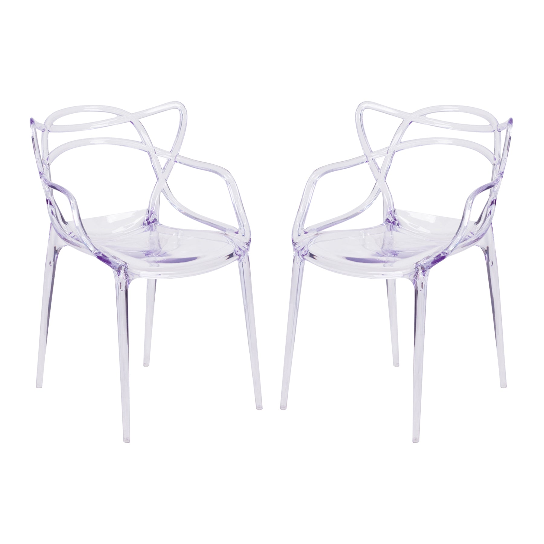 Nesting Series Transparent Stacking Side Chair