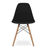 Eiffel Dining Chair, Wood Legs Black