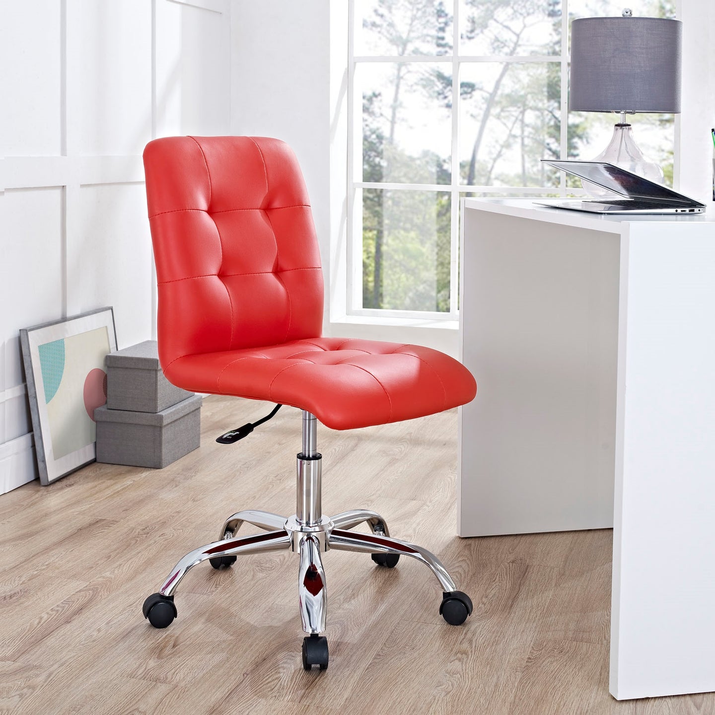 Prim Armless Mid Back Office Chair