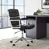 Portray High back Upholstered Vinyl Office Chair