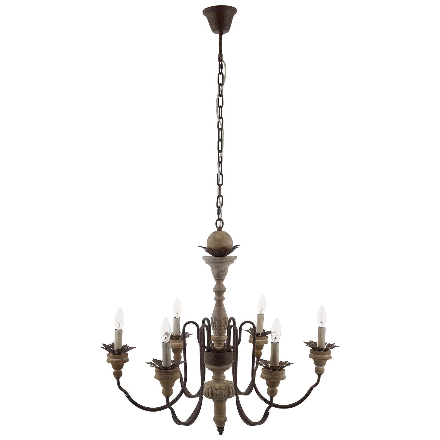 Bountiful Vintage French Pendant Ceiling Light Candelabra Chandelier