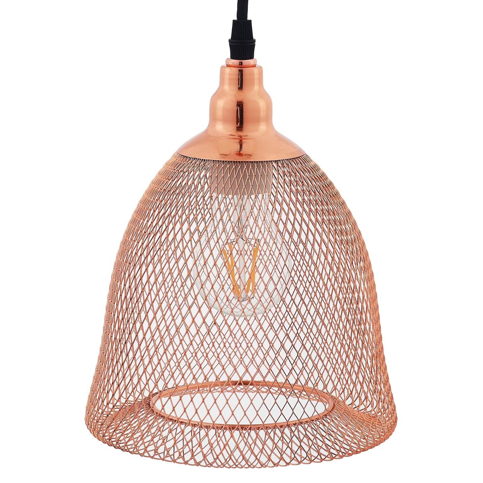 Glimmer Rose Gold Pendant Light