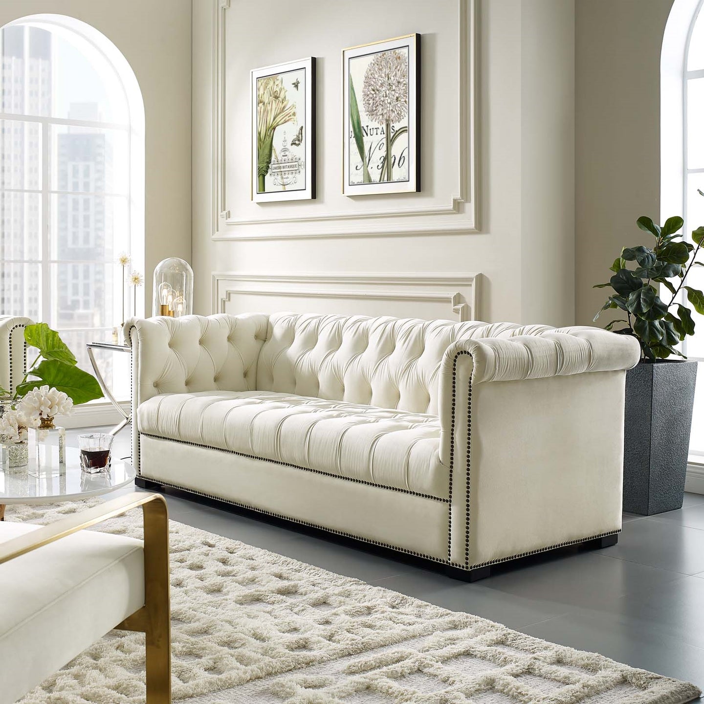 Heritage Performance Velvet Sofa