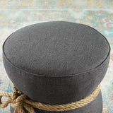 Beat Upholstered Fabric Ottoman