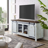 Bennington 71 Rustic Sliding Door TV Stand